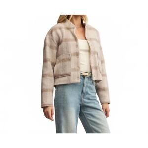 NEW Z SUPPLY cambridge plaid jacket in crystal